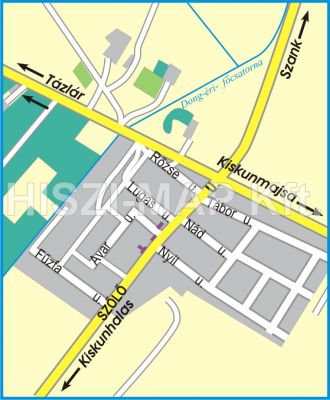 Kiskunmajsa Bodoglár térkép