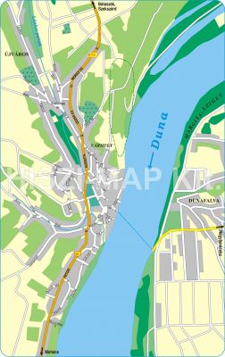 Dunaszekcső térkép