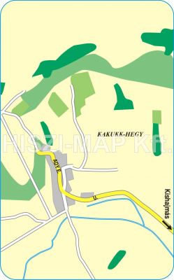 Kishajmás - Szatina térkép