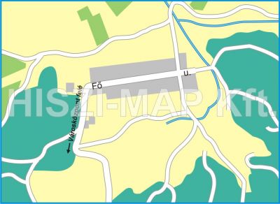 Komló - Kisbattyán térkép