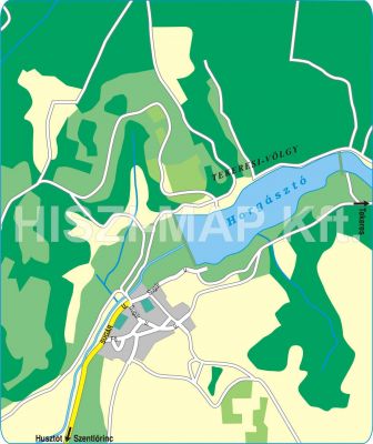 Kovácsszénája térkép
