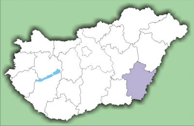 Magyarország megyéi/Counties of Hungary