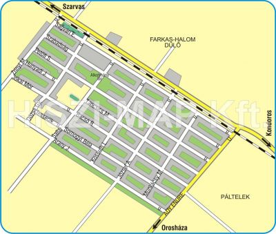 Csabacsüd térkép