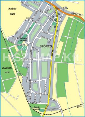 Szeged térkép - Szőreg