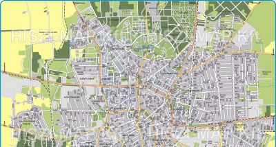 Debrecen térkép - észak