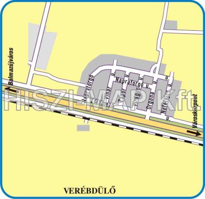 Debrecen Kismacs térkép