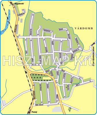 Kismarja térkép
