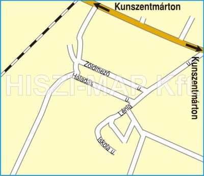 Kunszentmárton Istvánháza térkép