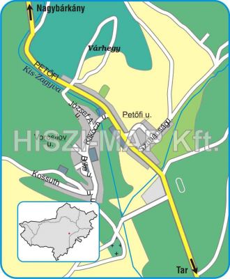 Sámsonháza térkép