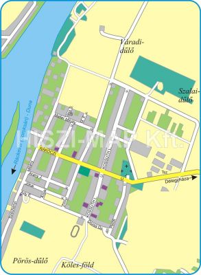 Majosháza térkép