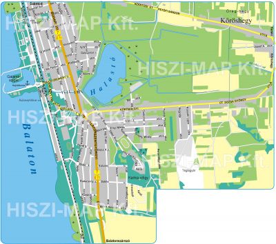 Balatonföldvár térkép
