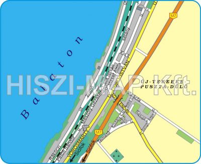 Balatonvilágos térkép
