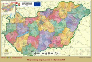 magyarország körzetszámok térkép Magyarország járás térképe ma és a 19 20 sz. fordulóján | A HISZI  magyarország körzetszámok térkép